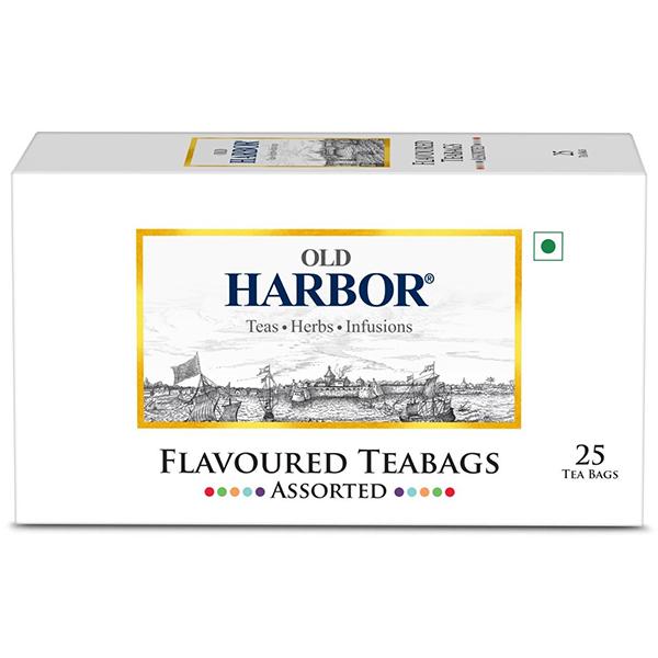 Old Harbor Flavoured Tea Bags - Assorted 25's - Herbal/Green Teas