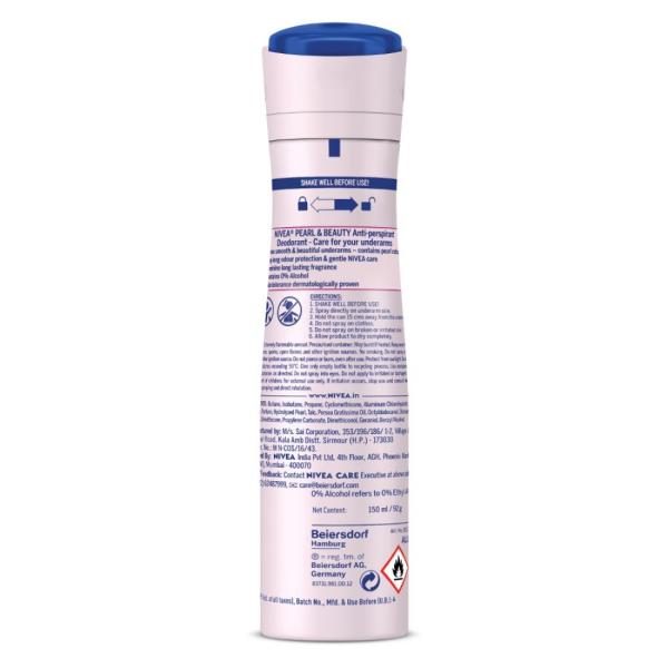 Nivea Pearl & Beauty Deodorant 150 ml - Women Deodorants/Roll-Ons