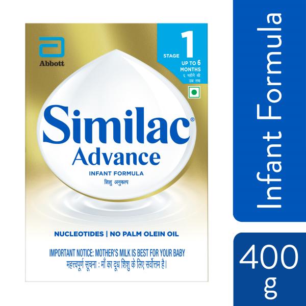 Netmeds | Similac Advance Infant Formula Stage 1 Powder - Refill Pack 400 gm