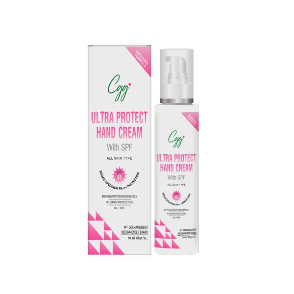 CGG Cosmetics Ultra Protect Hand Cream SPF 45 Broad Spectrum PA+++ Protection 100 gm - Hand Creams