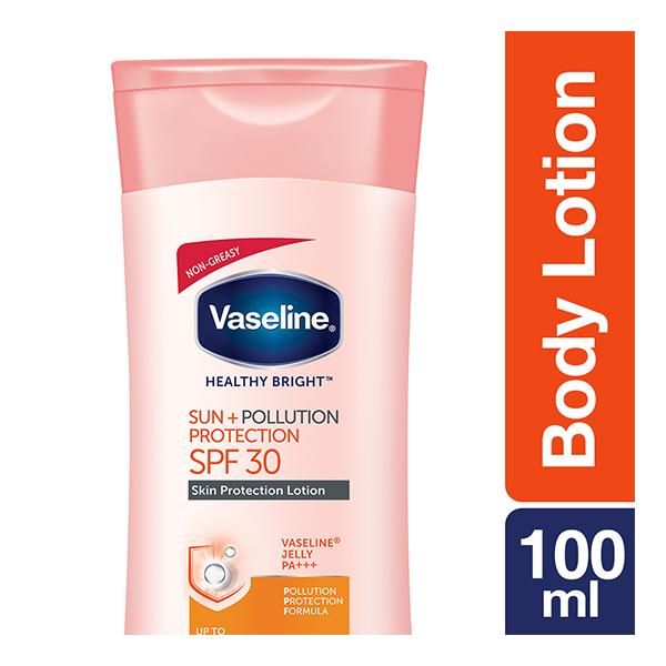 Vaseline Healthy Bright Sun+Pollution Protection SPF 30 Pa++ Body Lotion 100 ml - Lotions & Creams