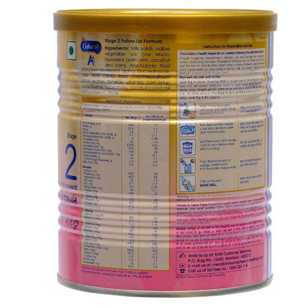Enfamil Follow Up Formula A+ Stage 2 (6-12 Months) Powder 400 gm-Tin - Baby And Infant Supplements