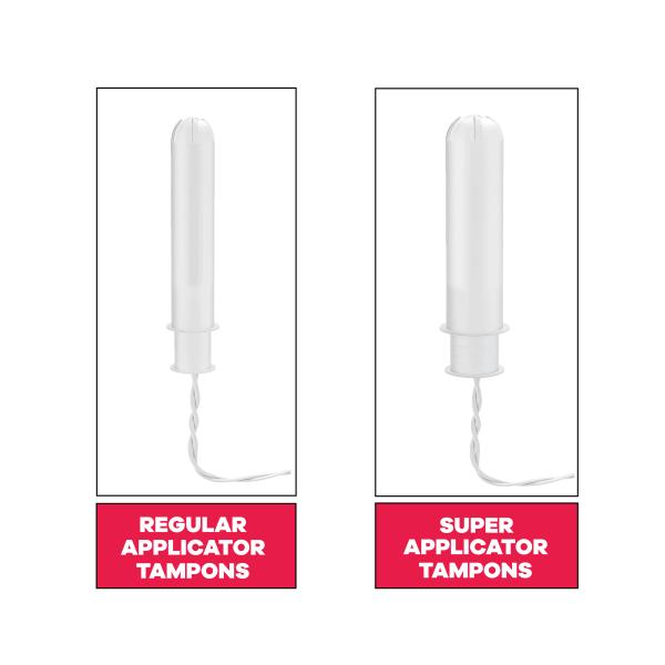 Sanity Applicator Tampons (Pack of 2 X 10's) - Regular and Super - Tampons