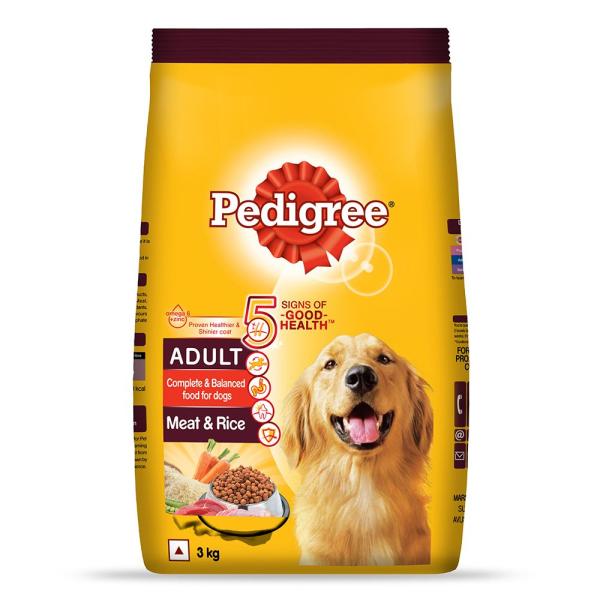 Netmeds | Pedigree Adult Meat & Rice 3000 gm