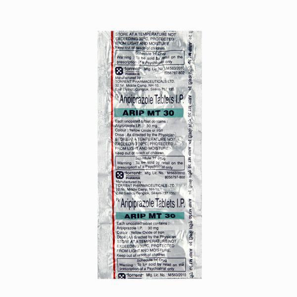 Arip MT 30mg Tablet 10'S - Schizophrenia-Aps