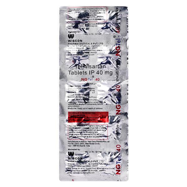 Telmisartan(Dr.Reddys) 40mg Tablet 100'S - Hypertension-Ang