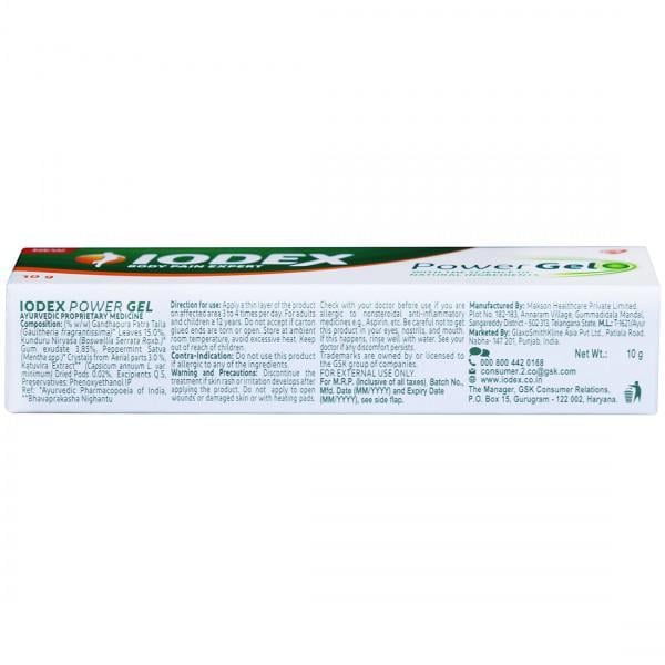 Iodex Body Pain Expert Power Gel 10 gm - Gel/Cream