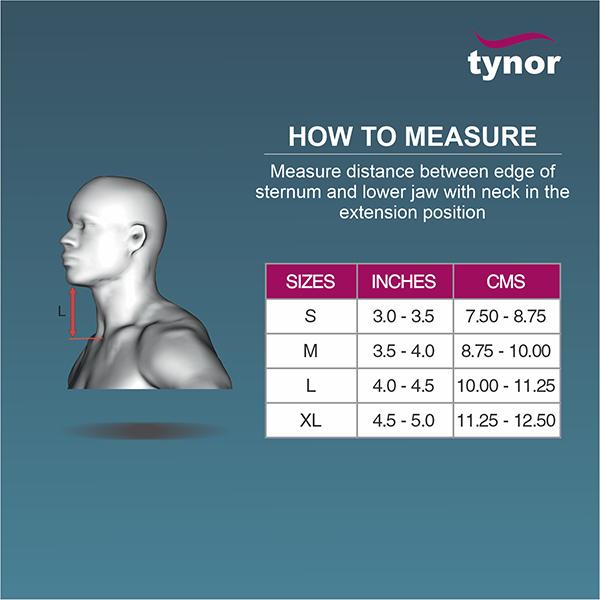 Tynor Cervical Collar Soft with Support (L) (B 02) - Neck/Shoulder Supports