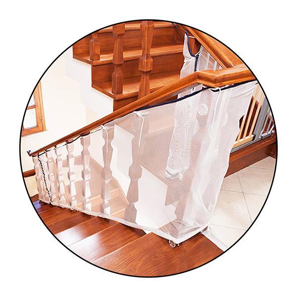 Baby Safety Inc Strong Fine Mesh Fall Prevention Safety Net (Pack of 1) - Baby Safety
