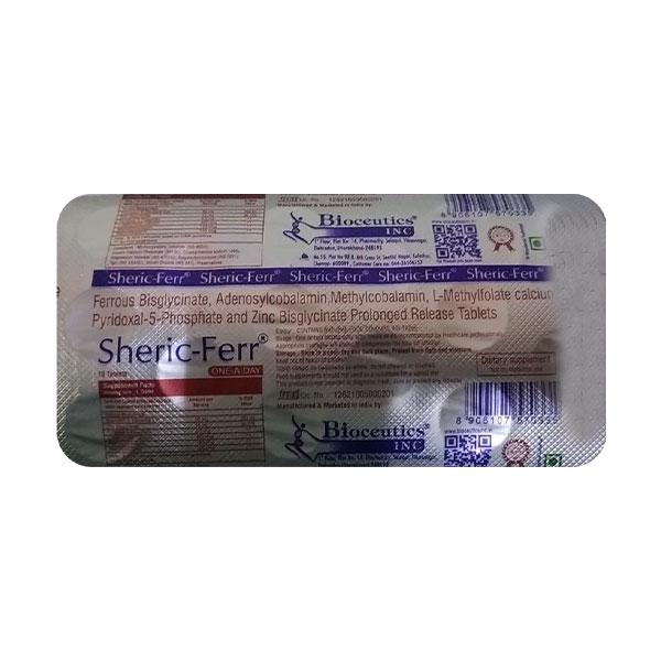SHERIC FERR Tablet 15's - Supplements-Vam