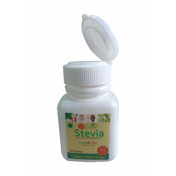 So Sweet 100% Natural 0% Calories Sweetener Stevia Tablets 600's - Sugar Substitute