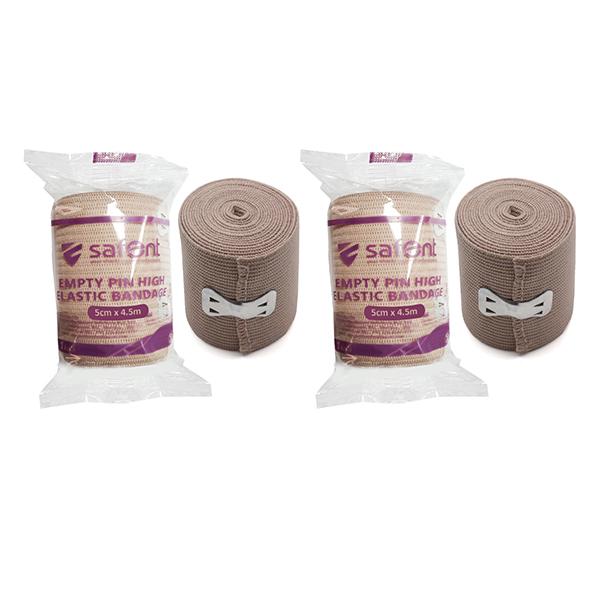 Safent Empty Pin High Elastic Bandage (5 cm X 4.5 m) - Bandages