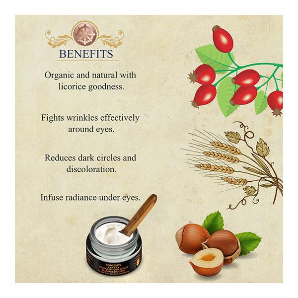 Bioayurveda Basics Licorice Anti-Dark Circles Clarifying Eye Creme 20 gm - Under Eye Creams & Serums