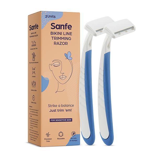 Netmeds | Sanfe Bikini Line Trimming Razor 2's