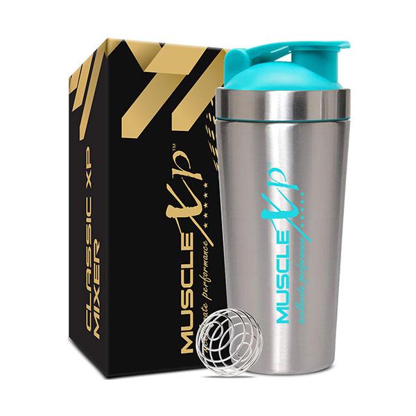 Netmeds | MuscleXP Classic XP Gym Shaker - Blue 750 ml