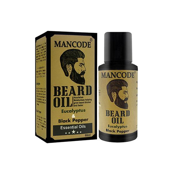 Mancode Beard Oil - Eucalyptus & Black Pepper 100 ml - Beard Oil