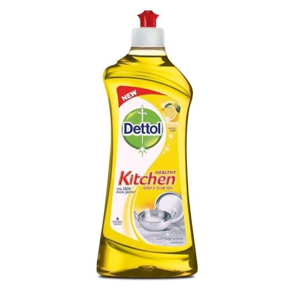 Netmeds | Dettol Healthy Kitchen Dish and Slab Gel - Lemon Fresh 750ml
