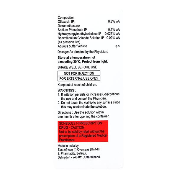Oflokem D Eye/Ear Drops 10ml - Eye Infections-Eaa