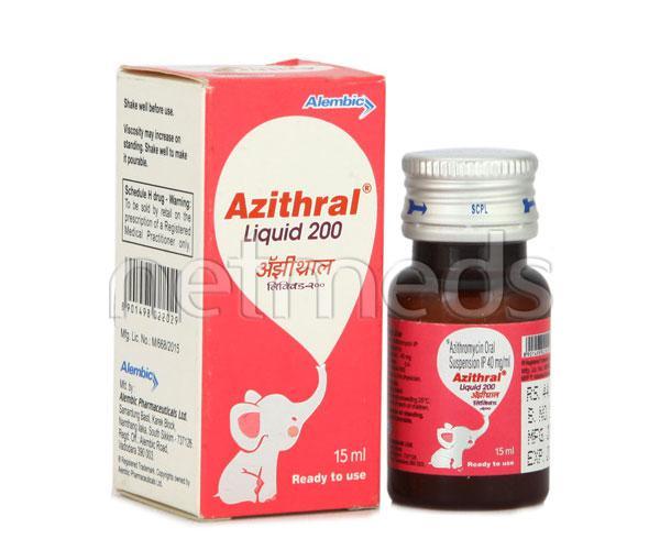Azithral 200mg Syrup 15ml - Bacterial Infections-Mac