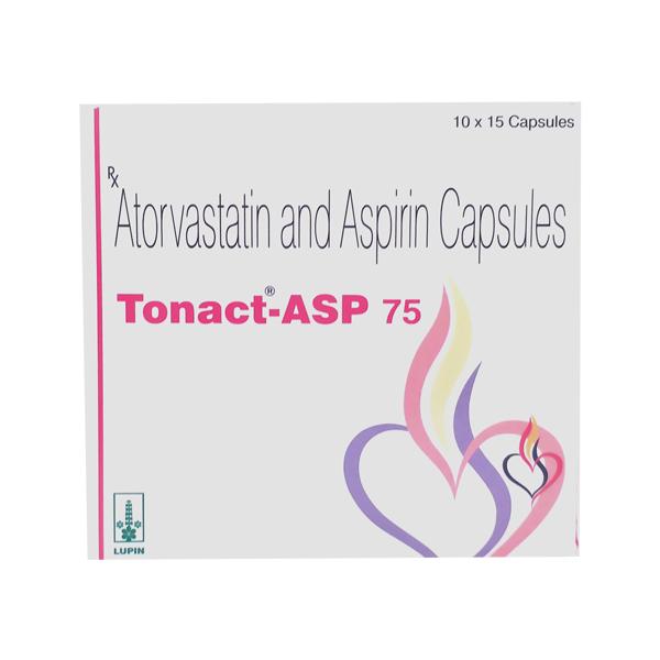 Tonact Asp 10/75mg Capsule 10'S - High Cholesterol-Dys
