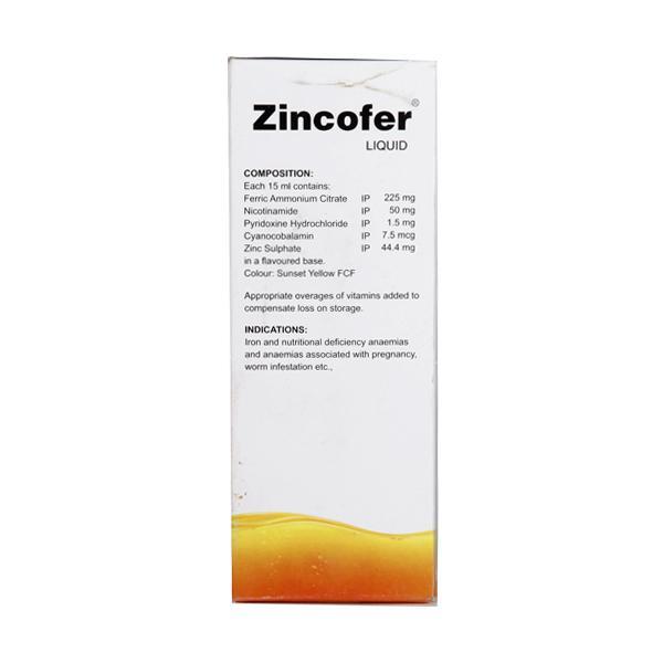 Zincofer Liquid 200ml - Iron Supplement/Anaemia-Vma