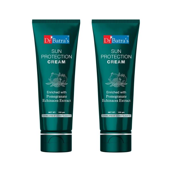 Dr Batra's SPF 30 Sun Protection Cream - Echinacea (Pack of 2 x 100 gm) - Face Sunscreen