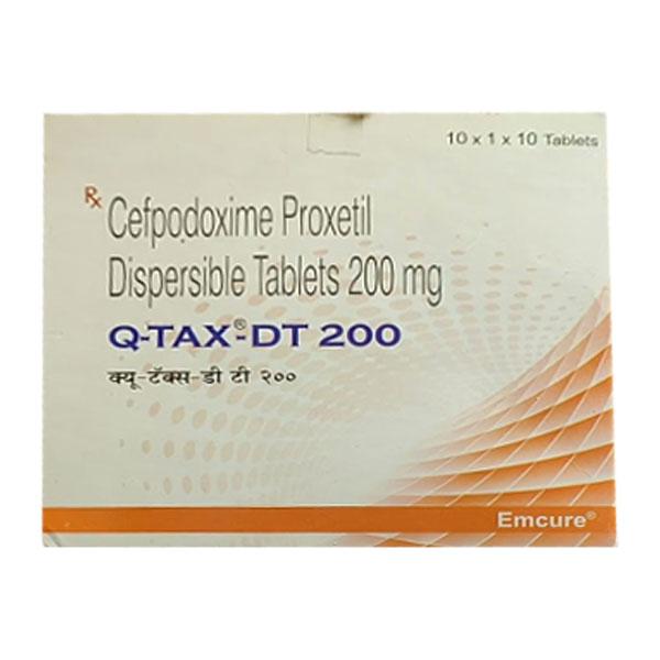 Q TAX DT 200 Dispersible Tablet 10's