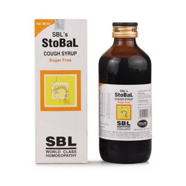 SBL Stobal Cough Syrup Sugar Free 180 ml - Speciality Medicine