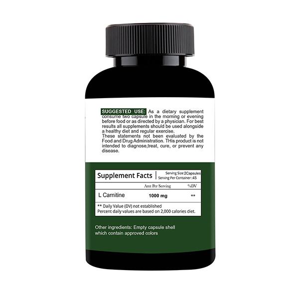 Nutracology L Carnitine Capsule 90's - Amino Acids