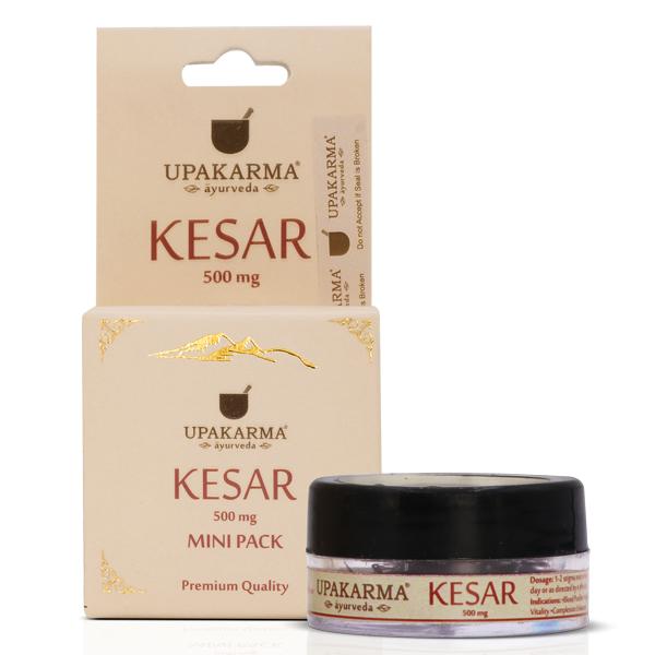 Upakarma Ayurveda Kesar Mini Pack 500 gm (N) - Personal Care (Ayush)