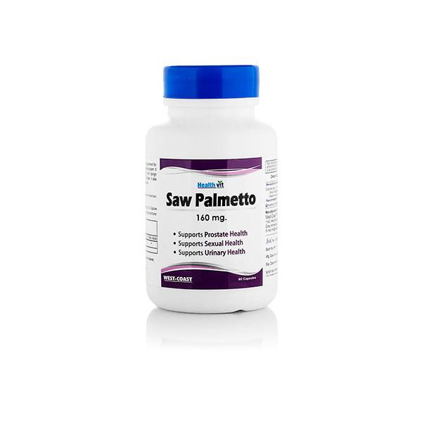 HealthVit Saw Palmetto 160 mg Capsules 60's - Herbal Dietary Supplement