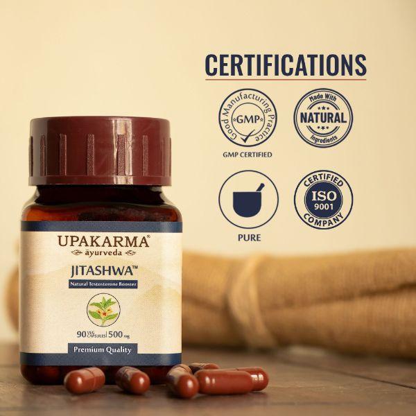 Upakarma Ayurveda Jitashwa Veg Capsule 90's - Sexual Healthcare