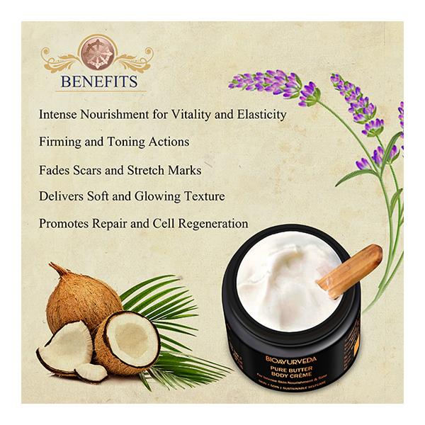 Bioayurveda Pure Butter Body Creme 120 gm - Lotions & Creams