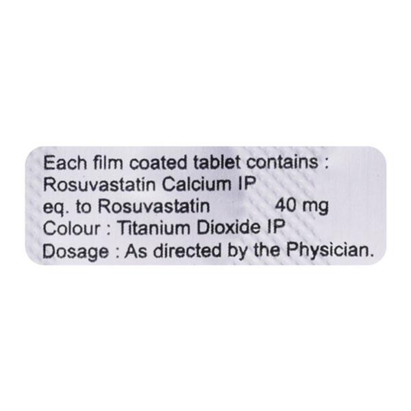 ROSUCUS 40mg Tablet 10's - High Cholesterol-Dys