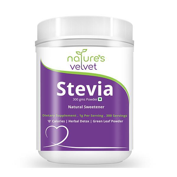 Natures Velvet Stevia Powder 300 gm - Diabetes Care (Ayush)