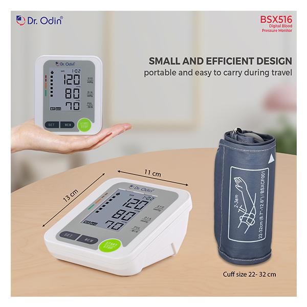 Dr. Odin Digital Blood Pressure Monitor - White (BSX516) - Blood Pressure Monitors