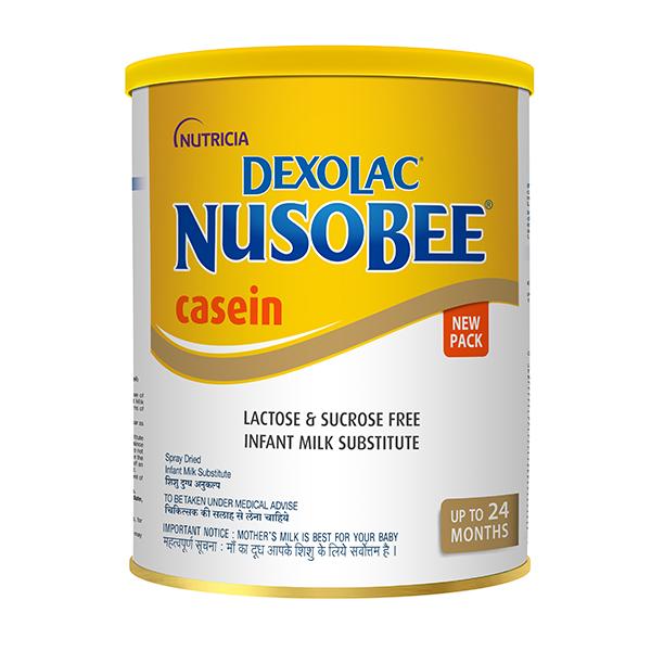 Dexolac Nusobee Casein Stage-1 (Up to 6 months) 400 gm-Tin - Baby And Infant Supplements