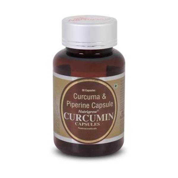 Nutrigrow Curcumin Capsule 30's - Herbal Dietary Supplement