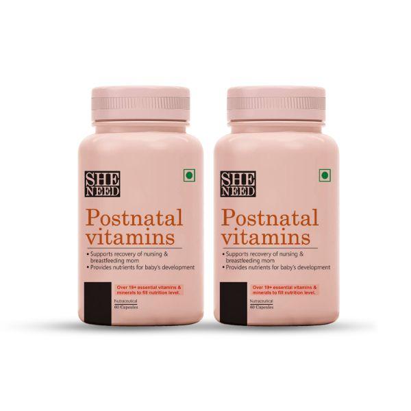 Netmeds | Sheneed Postnatal Vitamin Capsule - Pack of 2 x 60's
