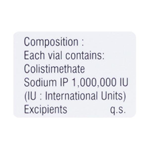 Colist 1Miu Injection 1's - Bacterial Infections-OAB