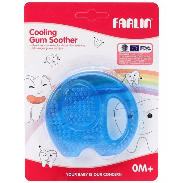 Netmeds | Farlin Elephant Cooling Gum Soother - Blue 1's