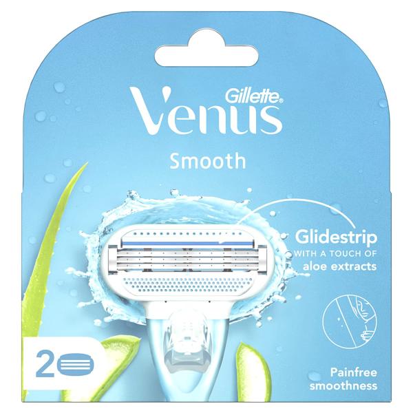 Netmeds | Gillette Venus Smooth Cartridges - Aloe Extract 2's