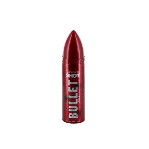 Layer'r Shot Bullet Body Spray - Ammo 120 ml - Men Deodorants/Roll-Ons