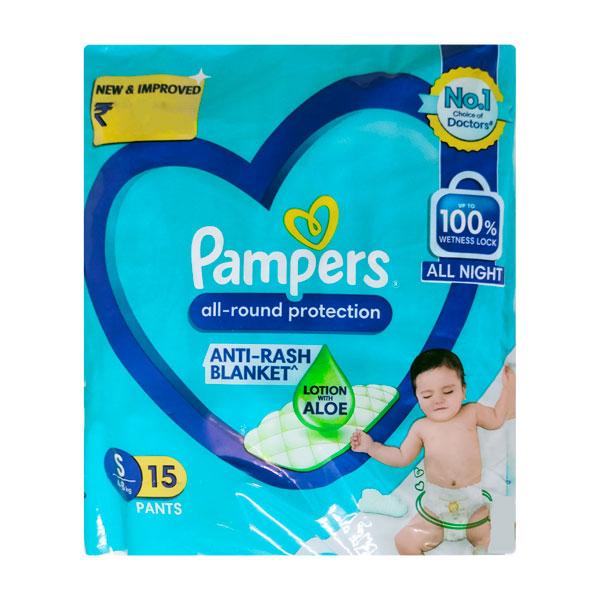 Netmeds | Pampers All Round Protection Diaper Pants (S) 15's