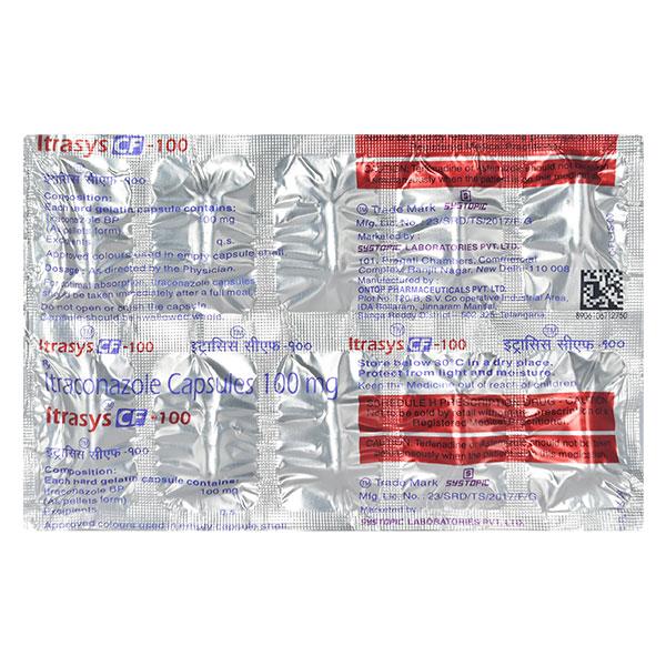 ITRASYS CF 100 Capsule 10's - Fungal Infections-Anf