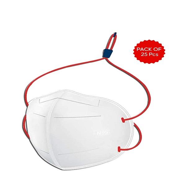 Netmeds | Status N95 Headloop Face Mask - White (Pack of 25)