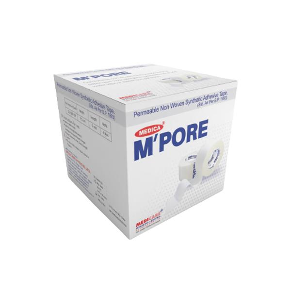 Netmeds | Medicare M'Pore Adhesive Tape (3 inch x 9.1 mtr) 4's