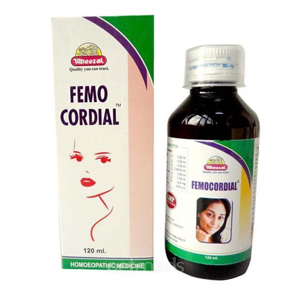 Wheezal Femo Cordial Syrup 120 ml - Speciality Medicine