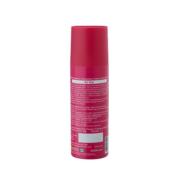 Barbie Pink Princess Fragrance Body Spray 100 ml - Body Mist/Spray