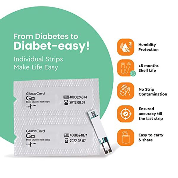 Arkray Glucocard G+ Blood Glucose Meter with 10 Strips - Blood Glucose Monitors/Strips